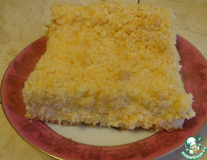 Рецепт тертого пирога с лимоном