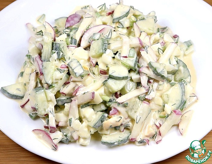 Рецепт: Овощной салат на каждый день