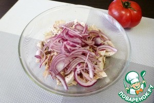 Салат с курицей, грибами, помидорами и сыром - 11 пошаговых фото в рецепте