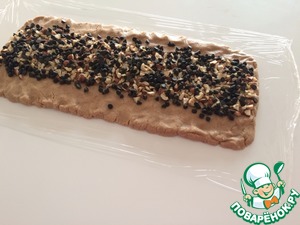 Шоколадно-ореховое печенье с корицей