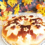 Пирог-калач Осенние листья