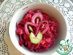Салат со свеклой и колбасой — пошаговый рецепт с фото