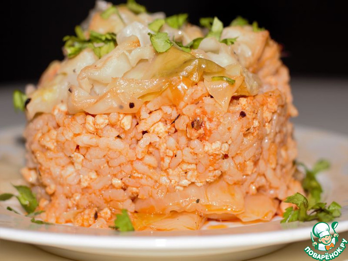 Запеканка из капусты и фарша кулинарный рецепт