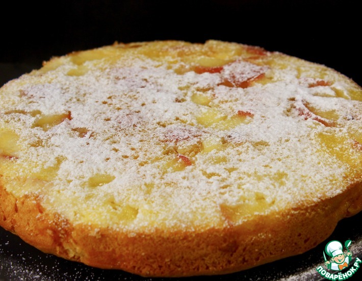 Рецепт: Пирог Яблочная карамелька