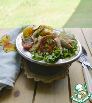 Салат из индейки и овощей-гриль "Пикник"