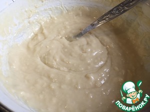 Пирог с яблоками и сливами