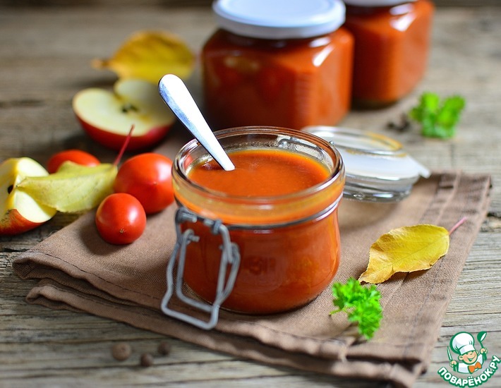 Рецепт домашнего кетчупа с яблоками из свежих помидор на зиму