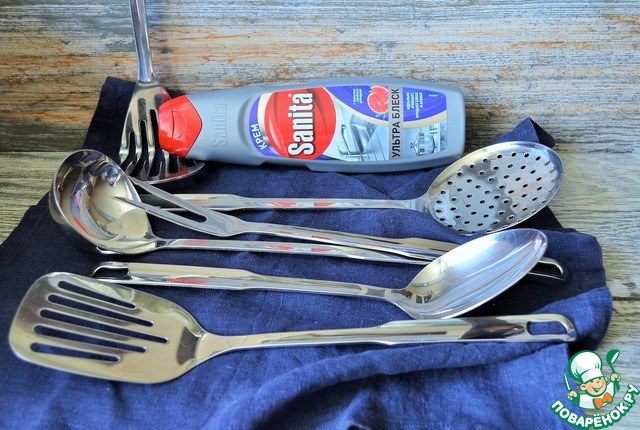 после Satina: Крем "Ультра Блеск" от Sanita помогает следить за чистотой посуды. после Satina: Крем "Ультра Блеск" от Sanita помогает следить за чистотой посуды.