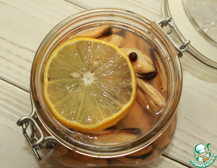 Рецепт: Маринованные мидии с лимоном