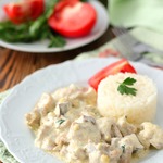 Фрикасе из курицы с шиитаке