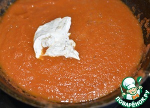 Томатный суп с плавленым сыром – кулинарный рецепт