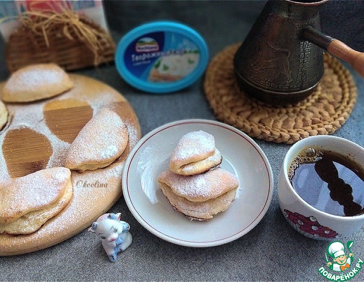 Рецепт: Мягкое печенье с творожным сыром