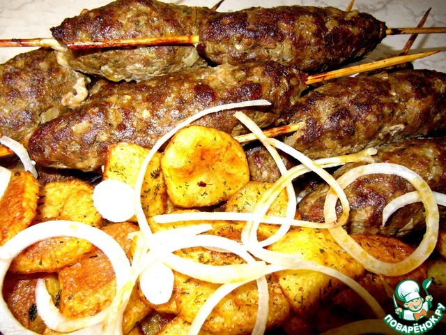 Сочный люля-кебаб из мяса косули