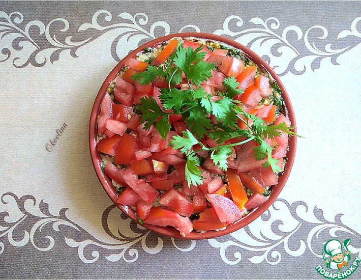 Рецепт: Итальянский салат с тунцом и помидором