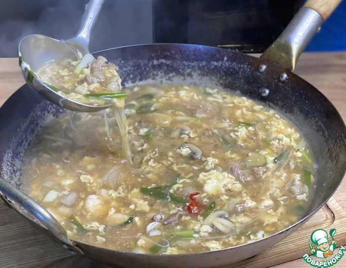 Рецепт: Китайский суп за 20 минут