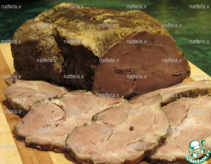 Мясо в фольге в мультиварке