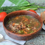 Чечевичный суп с говядиной