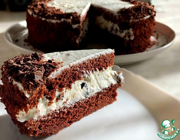 Рецепт: Шоколадный торт с черносливом