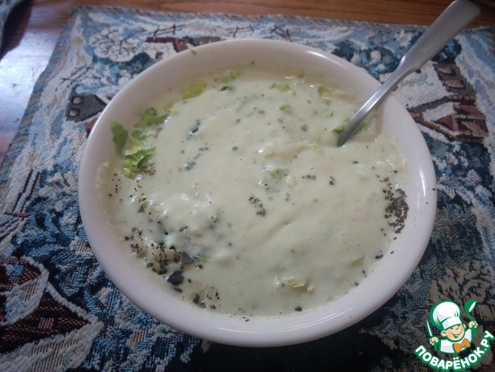 Суп-велюте из сельдерея