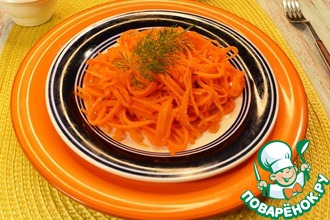 Рецепт: Сочный салат из моркови за 5 минут