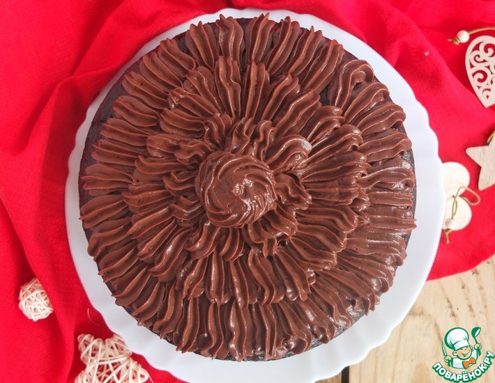 Шоколадный крем для торта