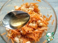 Маринованная белая фасоль с морковью ингредиенты