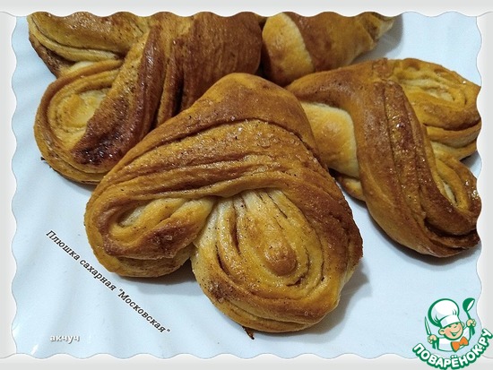 Плюшка сахарная "Московская"