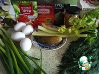 Яичный салат с сельдереем ингредиенты