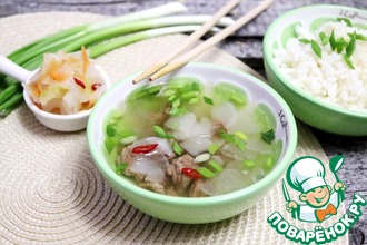 Рецепт: Корейский суп «Согоги мукук»