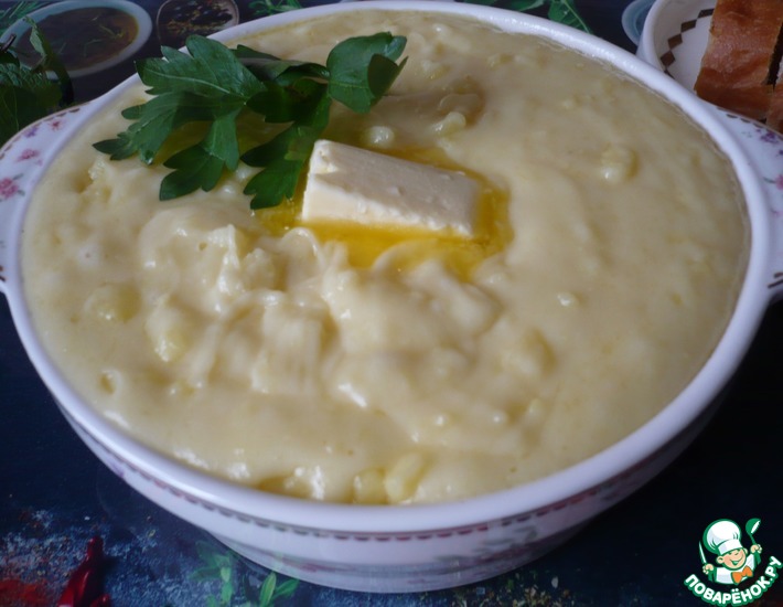Рецепт: Картофельное пюре с сыром Бышлакъ биширген