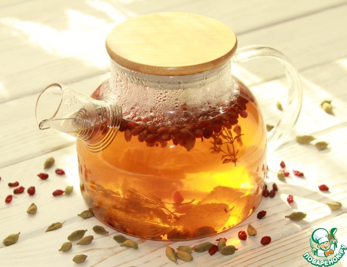 Травяной чай с барбарисом – кулинарный рецепт