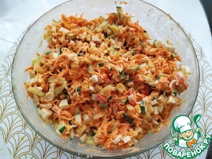Лёгкий крабовый салат