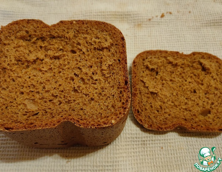 Рецепт: Ржаной хлеб для любой хлебопечки