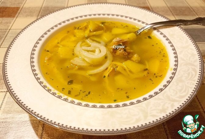 Татарский суп-лапша "Токмач" – кулинарный рецепт