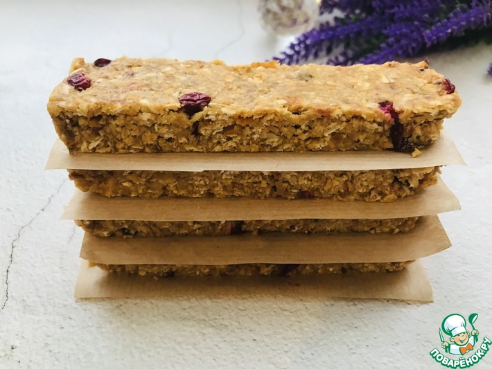 Овсяные батончики – кулинарный рецепт