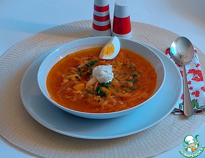Рецепт: Немецкий суп из квашеной капусты