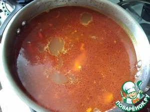 Суп карри с фасолью