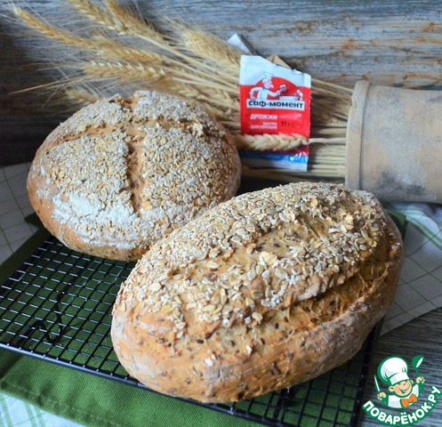 Зерновой хлеб – кулинарный рецепт