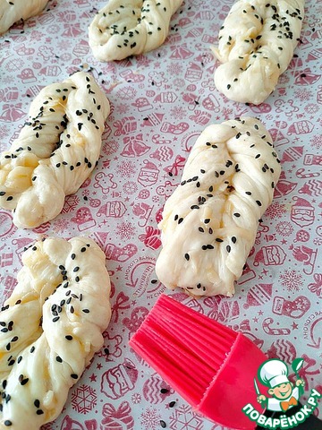 Рецепт булочек с моцареллой и базиликом