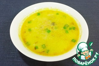 Рецепт: Сырный крем-суп с грибами