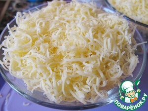 Слоеный салат с языком