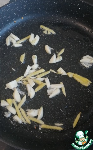 Рыба тушеная в соевом соусе