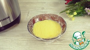 Шоколадное пирожное из бисквита