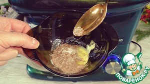 Шоколадное пирожное из бисквита