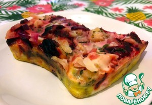 Запеканка с картофелем и свеклой