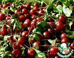 Мороженое вишнёвое