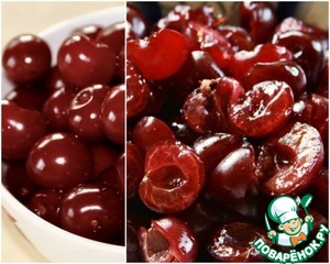 Мороженое вишнёвое