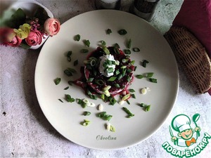 Свекольный салат "Красный бархат"