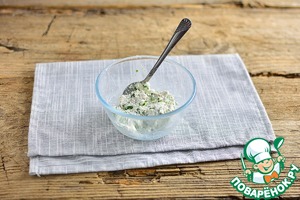 Салат из брокколи, черри и творога