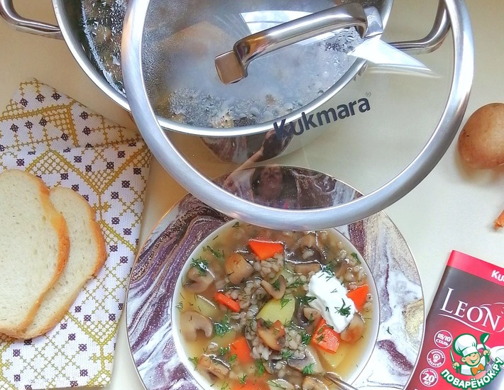 Рецепт: Суп грибной Любимый